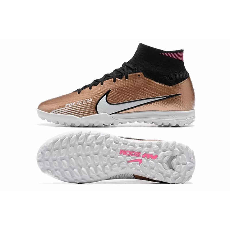 Botas de Fútbol Nike Superfly 8 Academy TF Alta Marrón&Blanco (#39~#45)