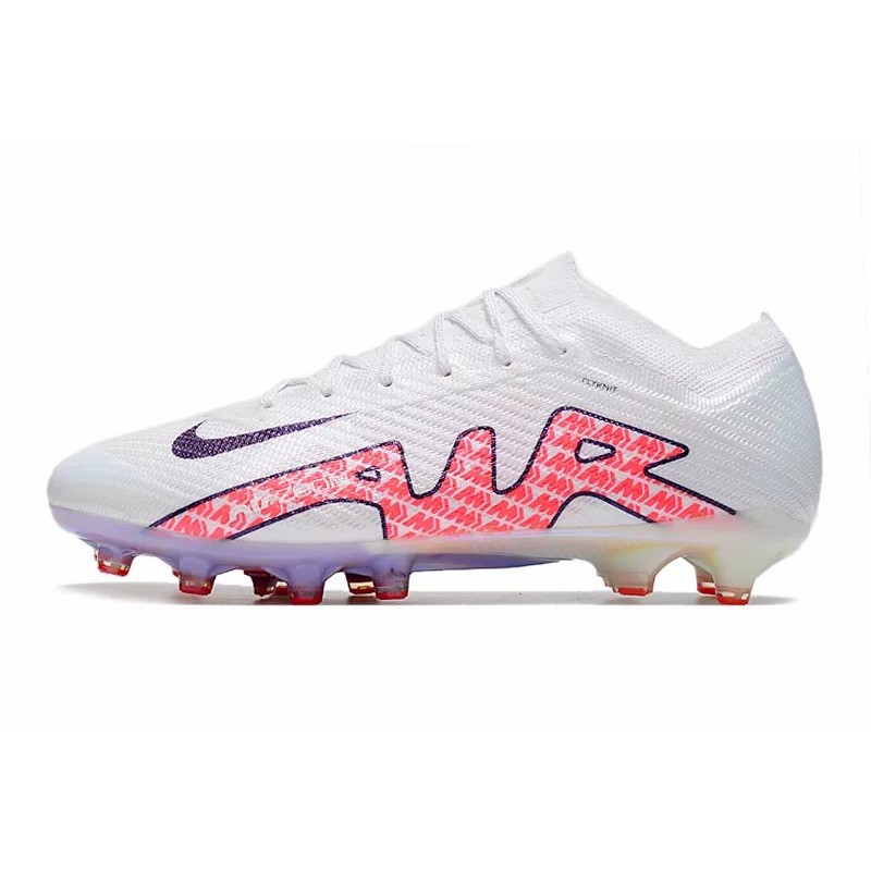 Botas de Fútbol Nike Air Zoom Mercurial Vapor XV Elite AG Unisex Blanco&Rojo (#35~#45)