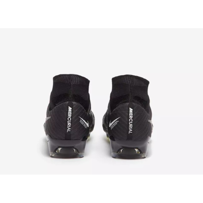 Botas de Fútbol Nike Air Zoom Mercurial Superfly IX Elite FG Unisex Negro&Amarillo (#36~#45)