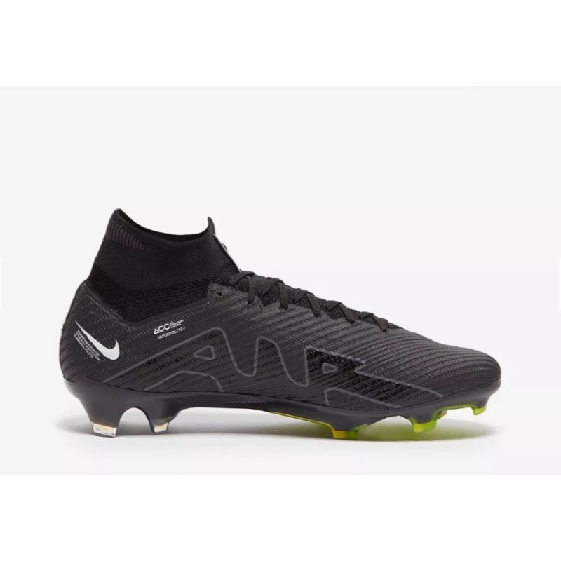 Botas de Fútbol Nike Air Zoom Mercurial Superfly IX Elite FG Unisex Negro&Amarillo (#36~#45)