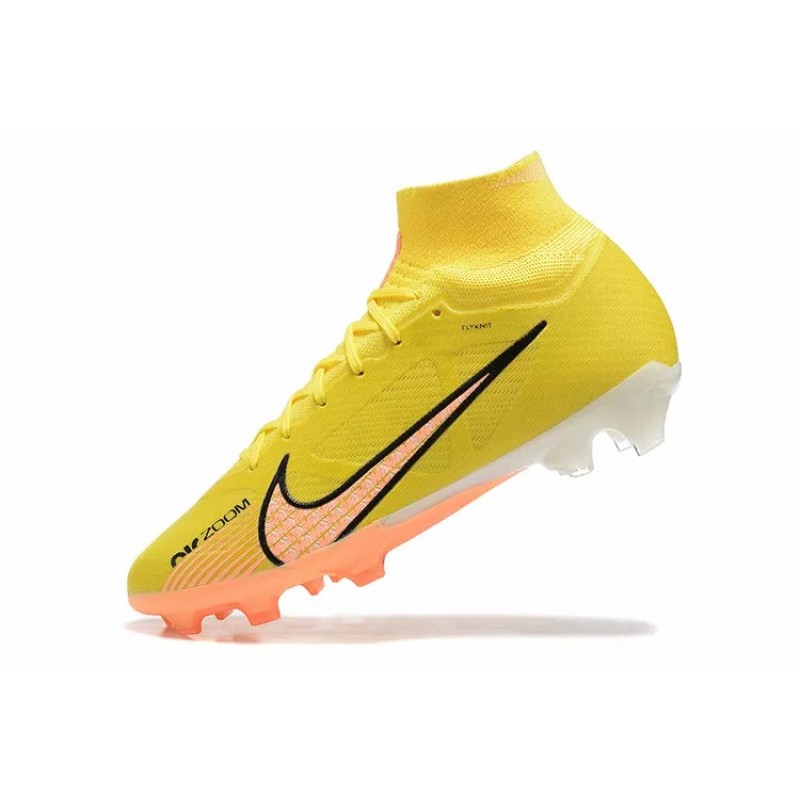 Botas de Fútbol Nike Air Zoom Mercurial Superfly IX Elite FG Unisex Amarillo (#36~#45)