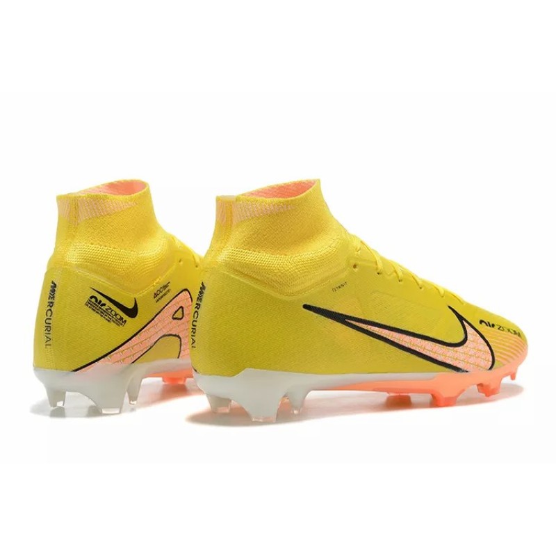Botas de Fútbol Nike Air Zoom Mercurial Superfly IX Elite FG Unisex Amarillo (#36~#45)