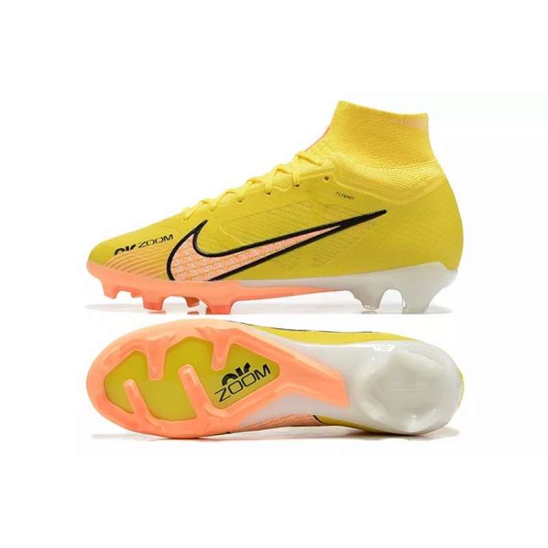 Botas de Fútbol Nike Air Zoom Mercurial Superfly IX Elite FG Unisex Amarillo (#36~#45)