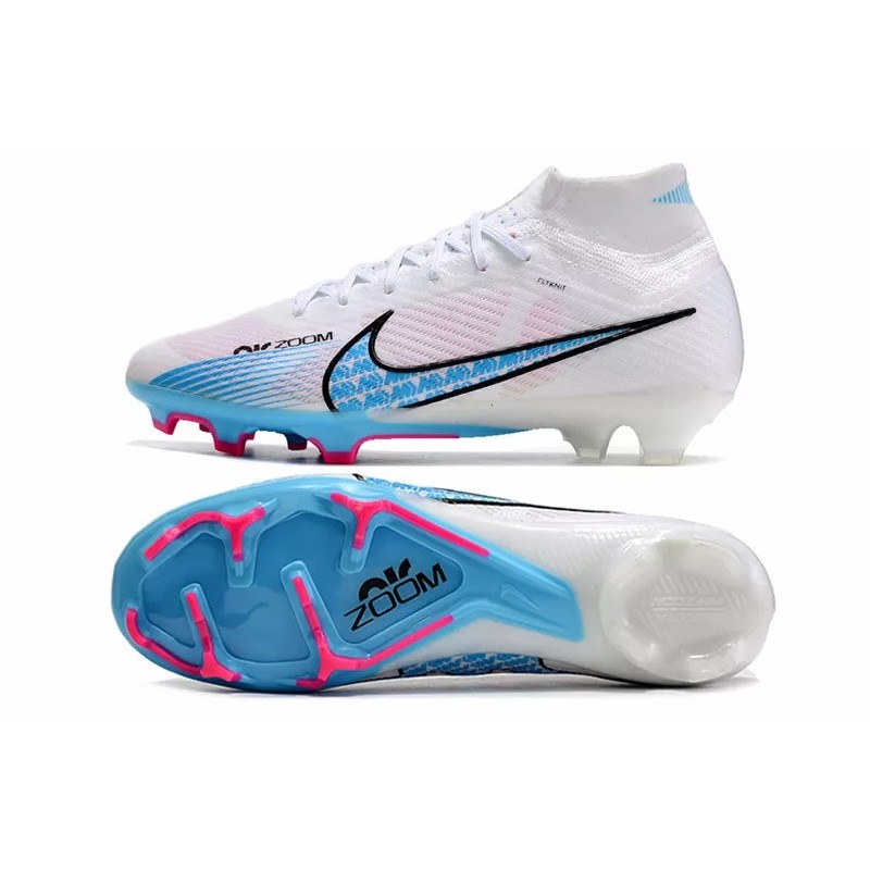 Nike Air Zoom Mercurial Vapor XV Elite FG 39-45 白&蓝 Nike Air Zoom Mercurial Vapor XV Elite FG 39-45 白&蓝