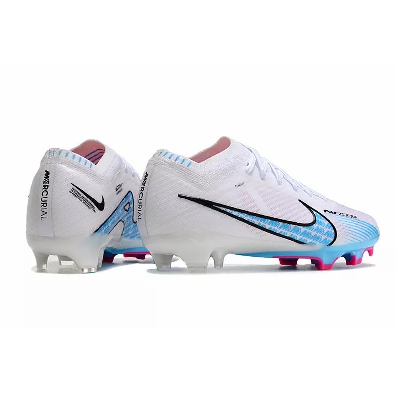 Botas de Fútbol Nike Air Zoom Mercurial Vapor XV Elite FG Blanco&Celeste (#39~#45)
