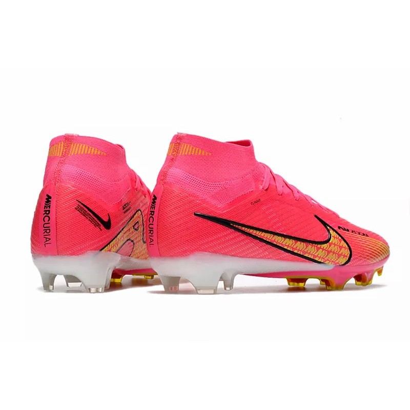 Botas de Fútbol Nike Air Zoom Mercurial Vapor XV Elite FG Alta Rosado&Naranja (#39~#45)