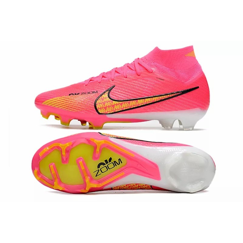 Botas de Fútbol Nike Air Zoom Mercurial Vapor XV Elite FG Alta Rosado&Naranja (#39~#45) Botas de Fútbol Nike Air Zoom Mercurial Vapor XV Elite FG Alta Rosado&Naranja (#39~#45)