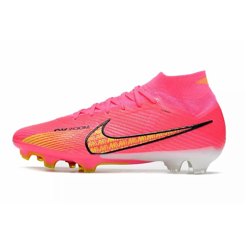 Botas de Fútbol Nike Air Zoom Mercurial Vapor XV Elite FG Alta Rosado&Naranja (#39~#45)