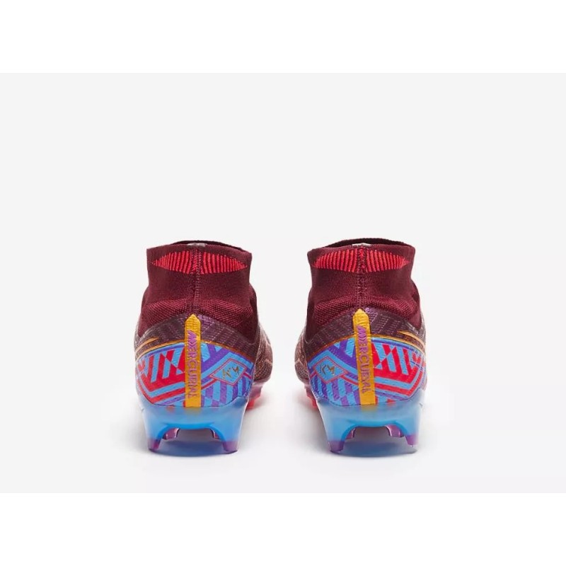 Botas de Fútbol Nike Air Zoom Mercurial Superfly IX Elite FG Rojo Oscuro&Azul (#39~#45)