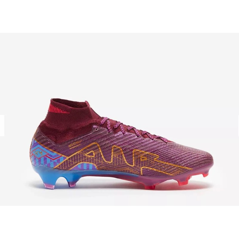 Botas de Fútbol Nike Air Zoom Mercurial Superfly IX Elite FG Rojo Oscuro&Azul (#39~#45)