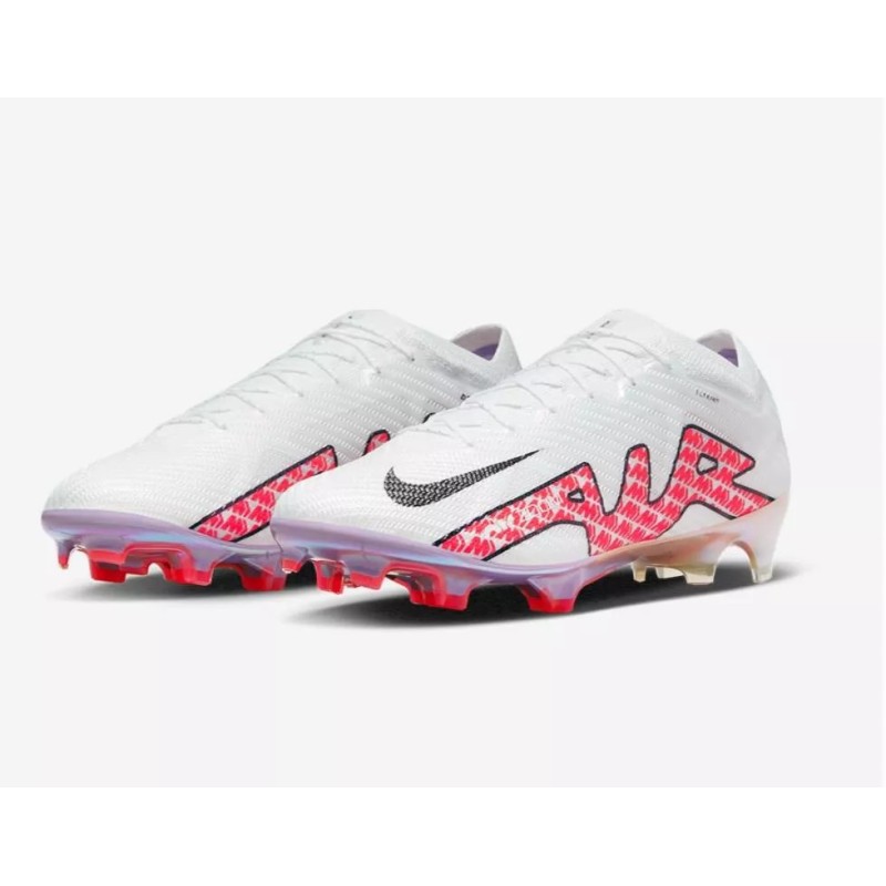 Botas de Fútbol Nike Air Zoom Mercurial Vapor XV Elite FG Blanco&Rosado (#39~#45)