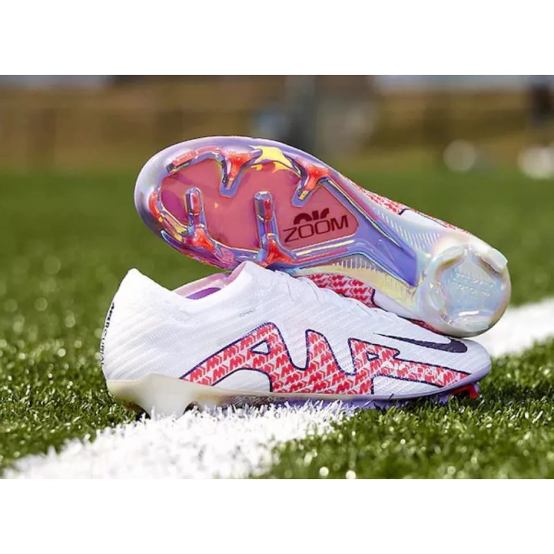 Botas de Fútbol Nike Air Zoom Mercurial Vapor XV Elite FG Blanco&Rosado (#39~#45)
