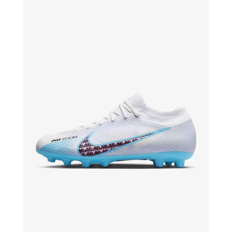 Botas de Fútbol Nike Air Zoom Mercurial Vapor XV Elite FG Blanco&Celeste (#39~#45)