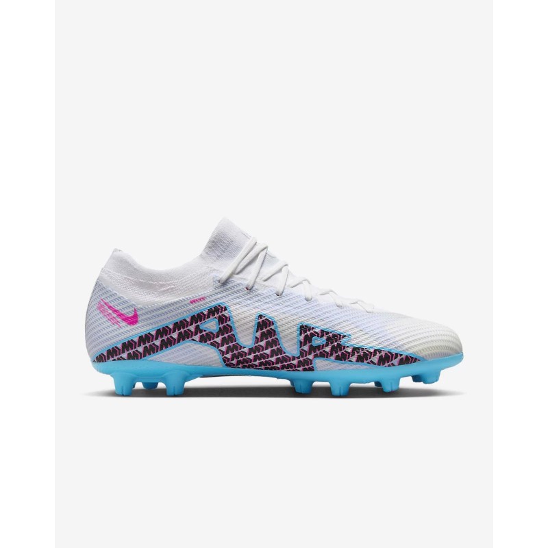 Botas de Fútbol Nike Air Zoom Mercurial Vapor XV Elite FG Blanco&Celeste (#39~#45)