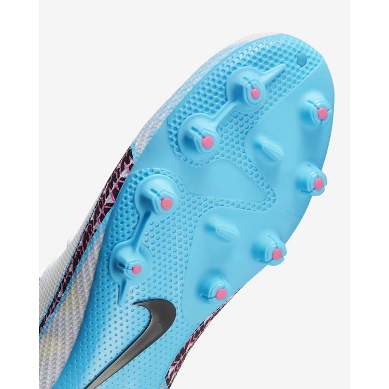 Botas de Fútbol Nike Air Zoom Mercurial Vapor XV Elite FG Blanco&Celeste (#39~#45)