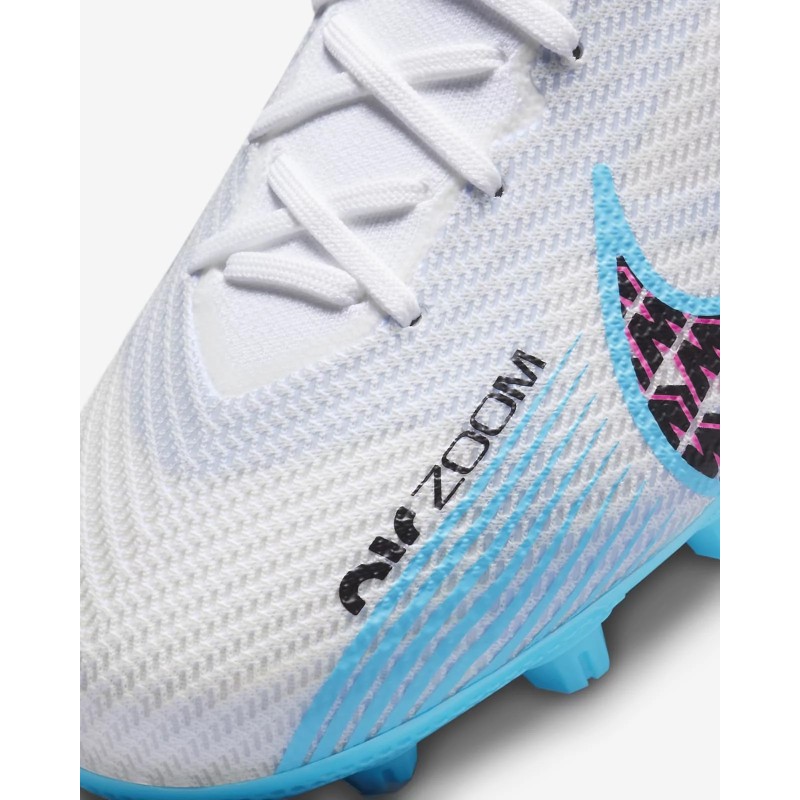 Botas de Fútbol Nike Air Zoom Mercurial Vapor XV Elite FG Blanco&Celeste (#39~#45)