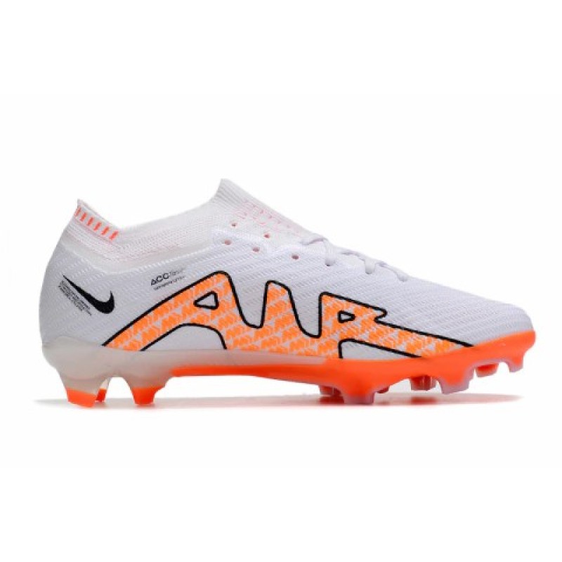 Botas de Fútbol Nike Air Zoom Mercurial Vapor XV Elite FG Blanco&Naranja (#39~#45)