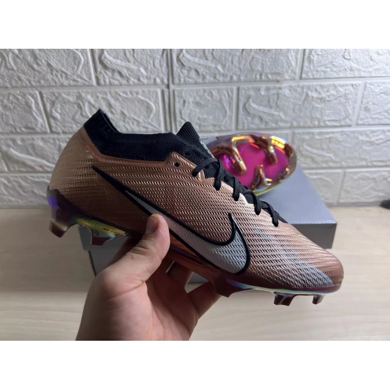 Botas de Fútbol Nike Air Zoom Mercurial Vapor XV Elite FG Marrón&Blanco (#39~#45)