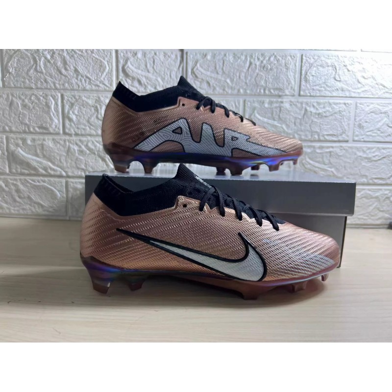 Botas de Fútbol Nike Air Zoom Mercurial Vapor XV Elite FG Marrón&Blanco (#39~#45)