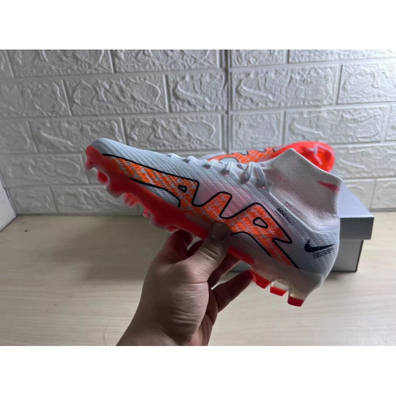 Botas de Fútbol Nike Air Zoom Mercurial Superfly IX Elite FG Blanco&Rojo (#39~#45)