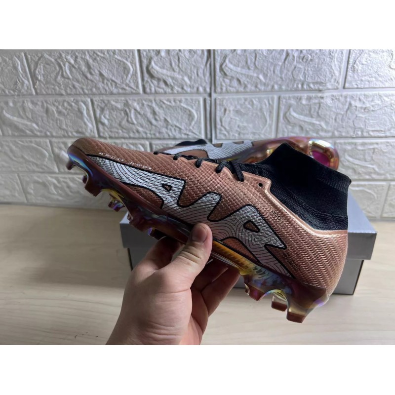 Botas de Fútbol Nike Air Zoom Mercurial Superfly IX Elite FG Marrón&Negro (#39~#45)