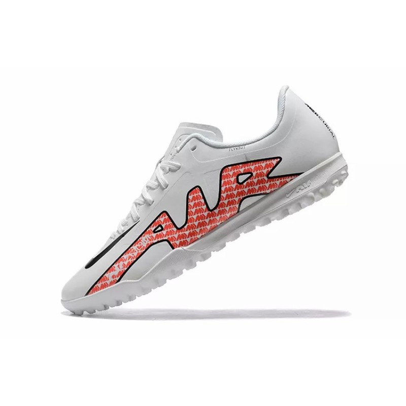 Botas de Fútbol Nike Air Zoom Mercurial Vapor- XV Academy TF Blanco&Rojo (#39~#45)
