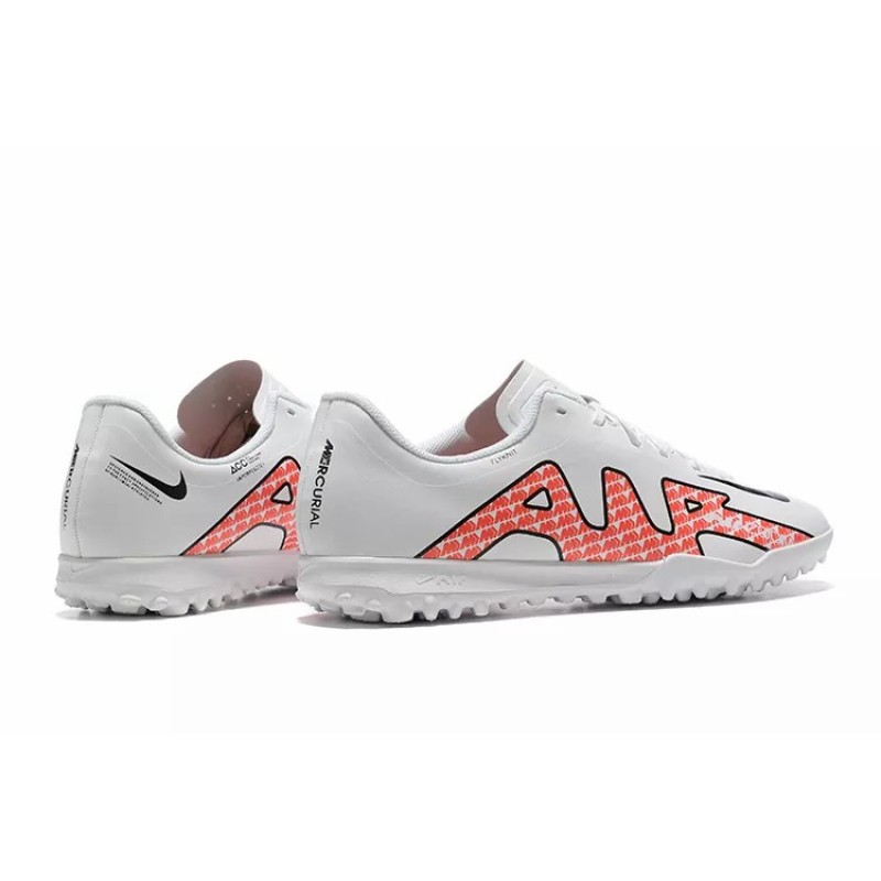 Botas de Fútbol Nike Air Zoom Mercurial Vapor- XV Academy TF Blanco&Rojo (#39~#45)