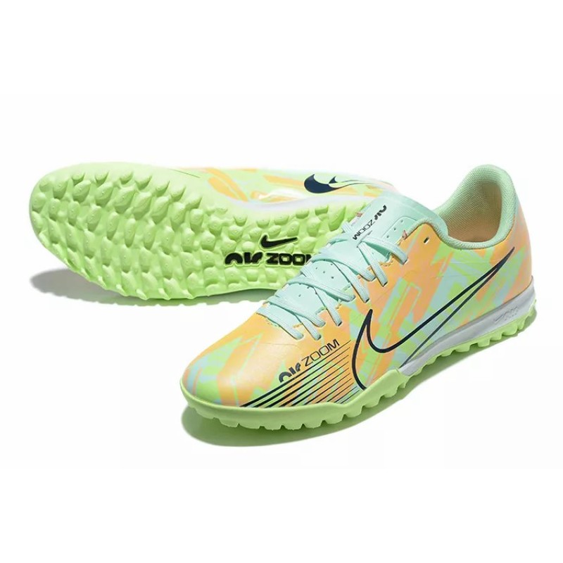 Botas de Fútbol Nike Air Zoom Mercurial Vapor- XV Academy TF Verde Fluorescente&Naranja Claro (#39~#45)