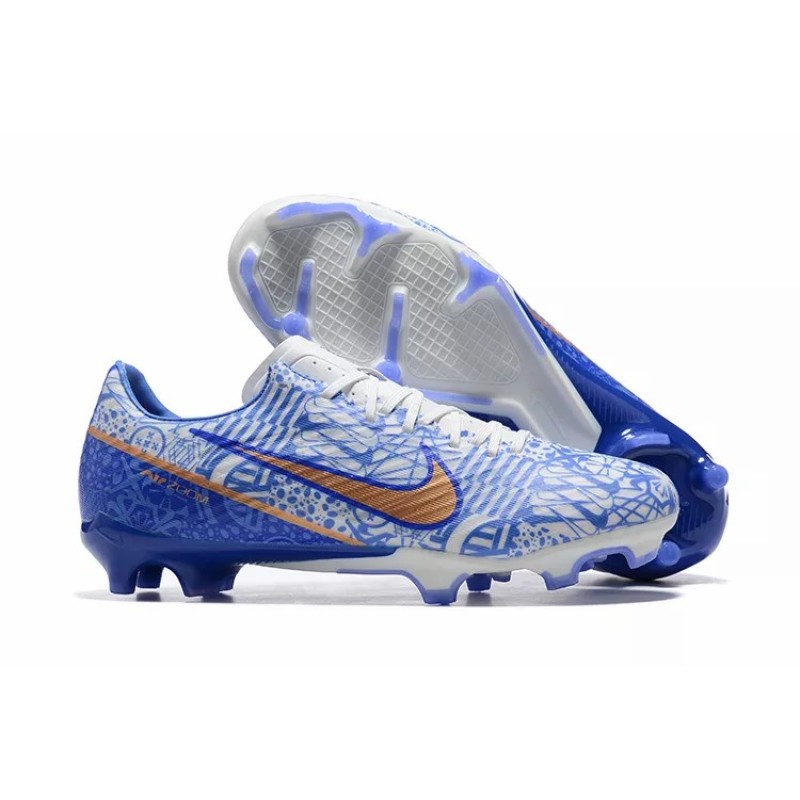 Botas de Fútbol Nike Mercurial Vapor XV FG Blanco&Azul (#39~#45)