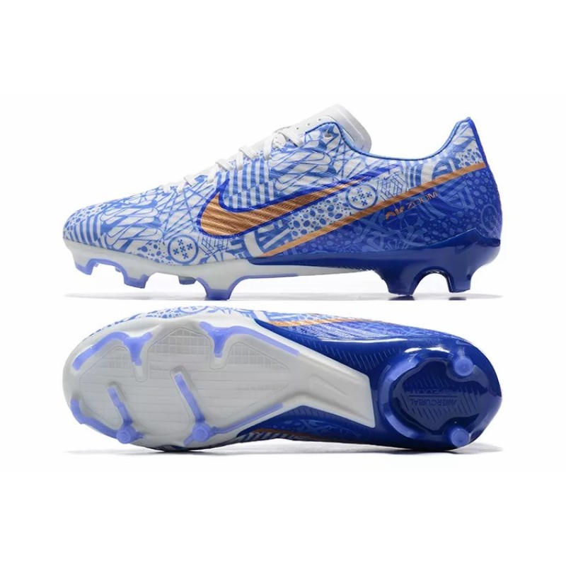 Botas de Fútbol Nike Mercurial Vapor XV FG Blanco&Azul (#39~#45)