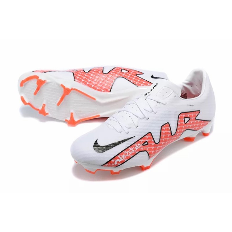 Botas de Fútbol Nike Mercurial Vapor XV FG Blanco&Rojo Claro (#39~#45)