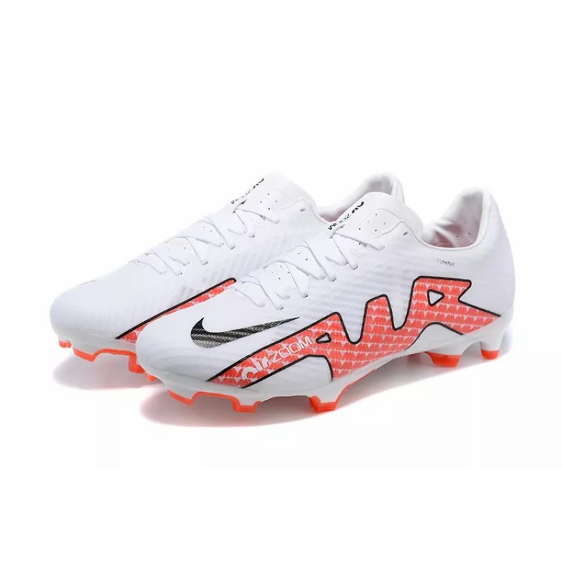 Botas de Fútbol Nike Mercurial Vapor XV FG Blanco&Rojo Claro (#39~#45)