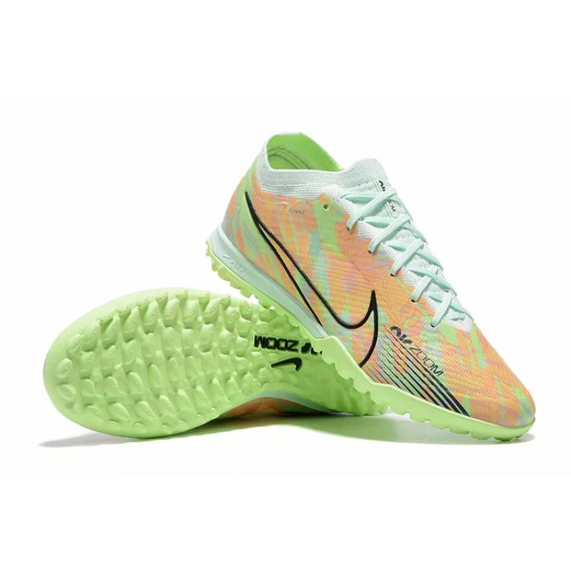 Botas de Fútbol Nike Vapor 15 Academy TF Verde Fluorescente&Naranja Claro (#39~#45)