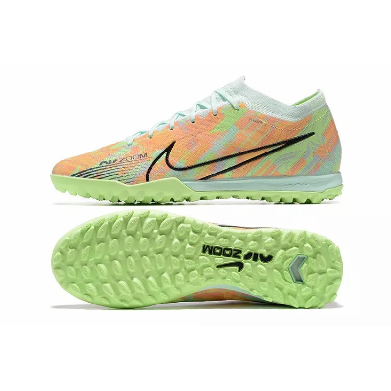 Botas de Fútbol Nike Vapor 15 Academy TF Verde Fluorescente&Naranja Claro (#39~#45) Botas de Fútbol Nike Vapor 15 Academy TF Verde Fluorescente&Naranja Claro (#39~#45)