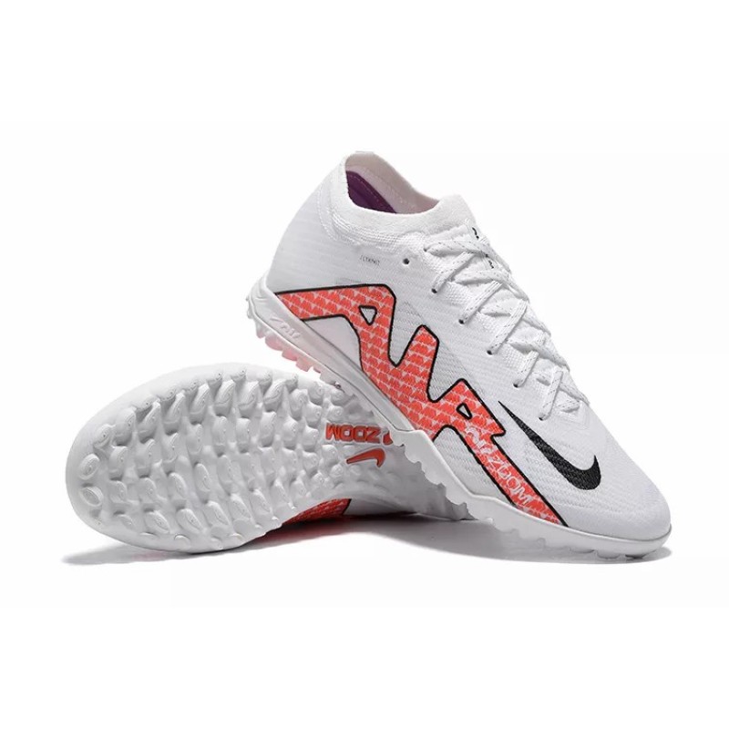 Botas de Fútbol Nike Vapor 15 Academy TF Blanco&Rojo Claro (#39~#45)