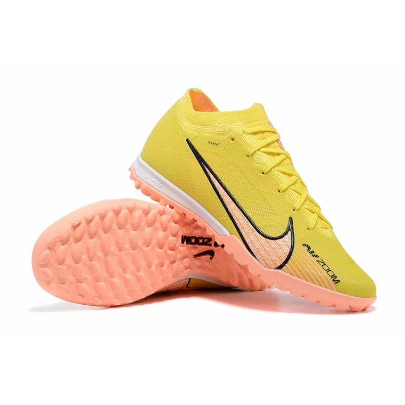 Botas de Fútbol Nike Vapor 15 Academy TF Amarillo&Naranja Claro (#39~#45)
