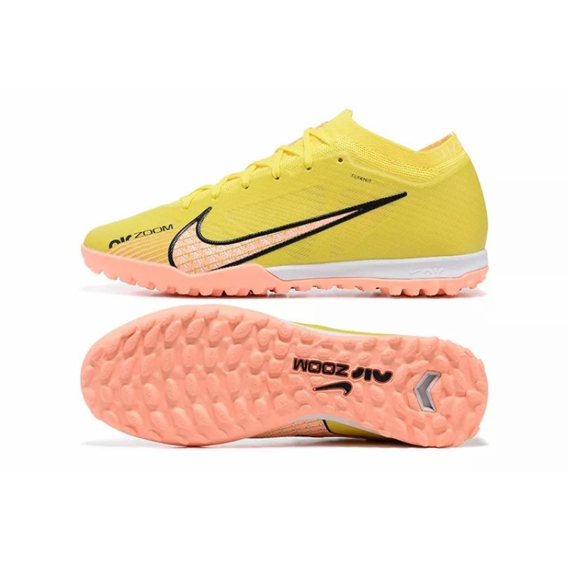 Botas de Fútbol Nike Vapor 15 Academy TF Amarillo&Naranja Claro (#39~#45)