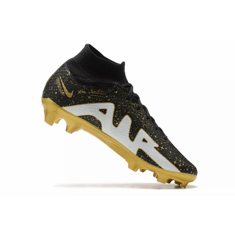 Botas de Fútbol Nike Air Zoom Mercurial Superfly IX Elite FG Negro&Dorado (#39~#45)