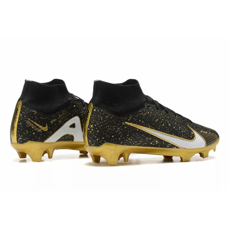Botas de Fútbol Nike Air Zoom Mercurial Superfly IX Elite FG Negro&Dorado (#39~#45)