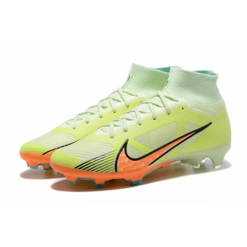 Botas de Fútbol Nike Air Zoom Mercurial Superfly IX Elite FG Amarillo Fluorescente&Naranja (#39~#45)