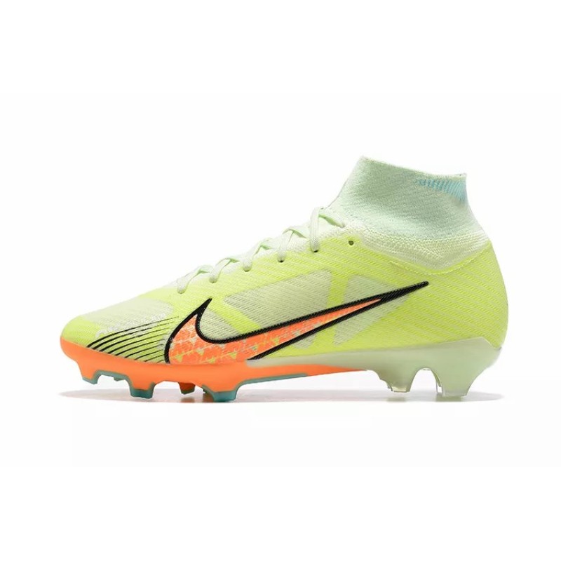 Botas de Fútbol Nike Air Zoom Mercurial Superfly IX Elite FG Amarillo Fluorescente&Naranja (#39~#45)