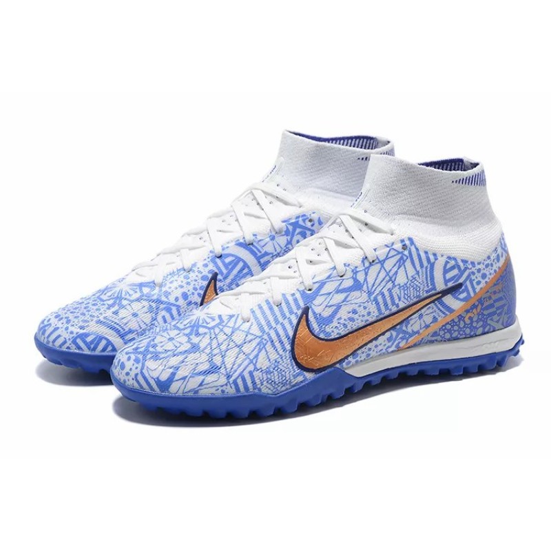 Botas de Fútbol Nike Superfly 8 Academy TF Azul&Blanco (#39~#45)