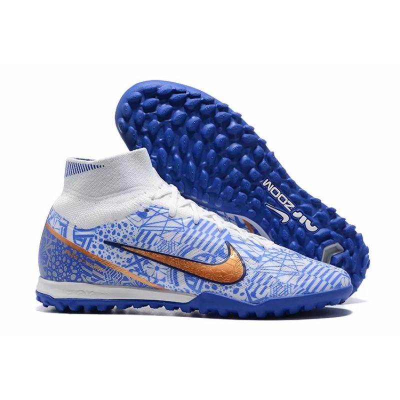 Botas de Fútbol Nike Superfly 8 Academy TF Azul&Blanco (#39~#45)