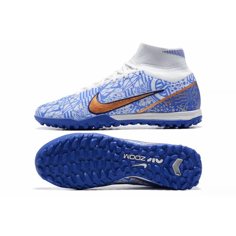 Botas de Fútbol Nike Superfly 8 Academy TF Azul&Blanco (#39~#45)