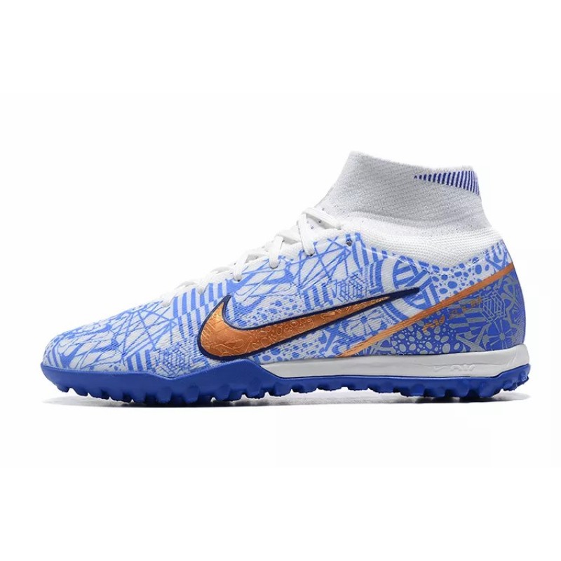 Botas de Fútbol Nike Superfly 8 Academy TF Azul&Blanco (#39~#45)