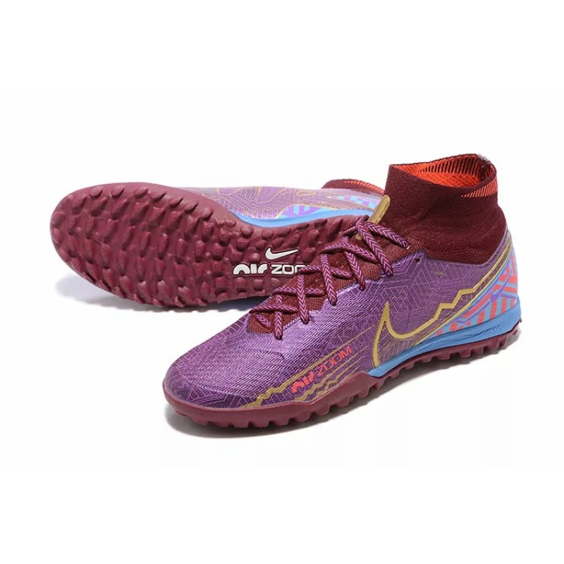 Botas de Fútbol Nike Superfly 8 Academy TF Púrpura&Rosa (#39~#45)