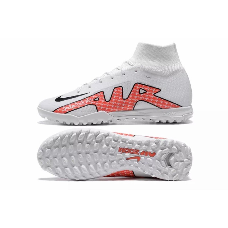 Botas de Fútbol Nike Superfly 8 Academy TF Blanco&Rojo (#39~#45)