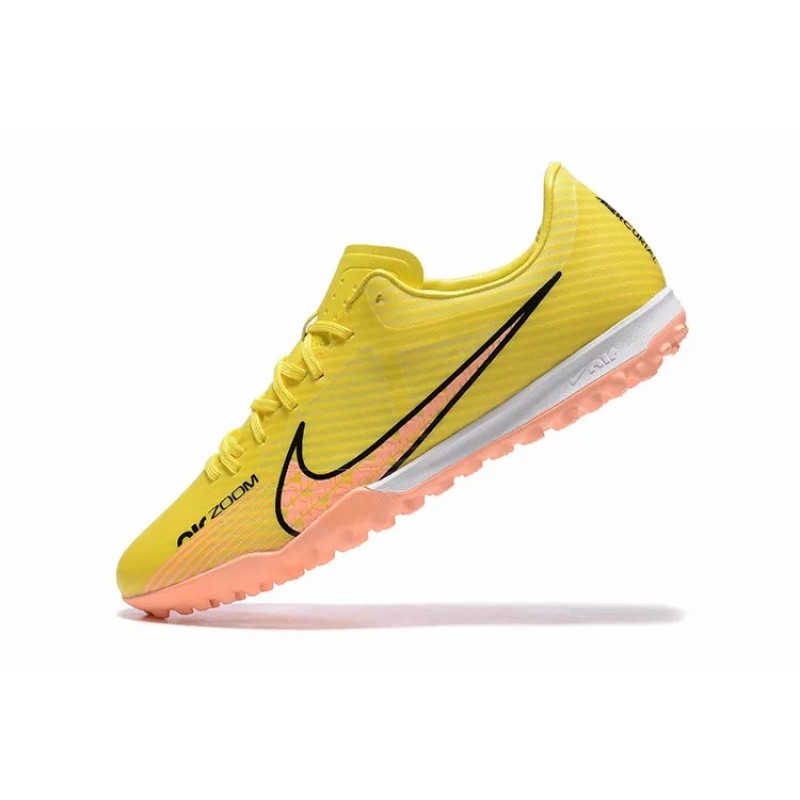 Botas de Fútbol Nike Air Zoom Mercurial Vapor – XV Academy TF Amarillo&Rosado (#39~#45)