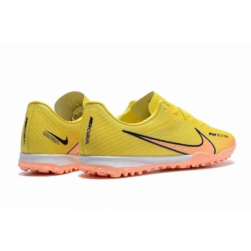 Botas de Fútbol Nike Air Zoom Mercurial Vapor – XV Academy TF Amarillo&Rosado (#39~#45)