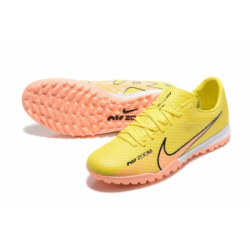 Botas de Fútbol Nike Air Zoom Mercurial Vapor – XV Academy TF Amarillo&Rosado (#39~#45)